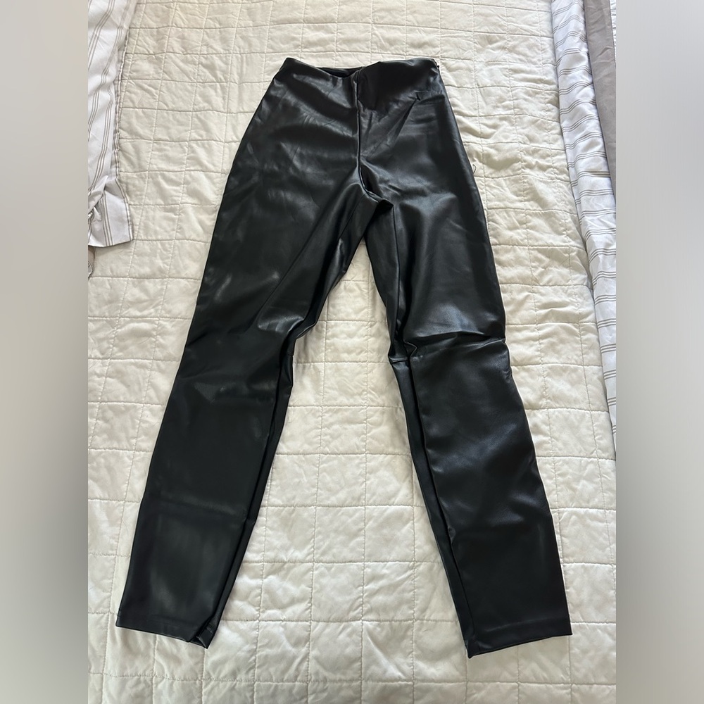 Faux leather leggings from fabletics